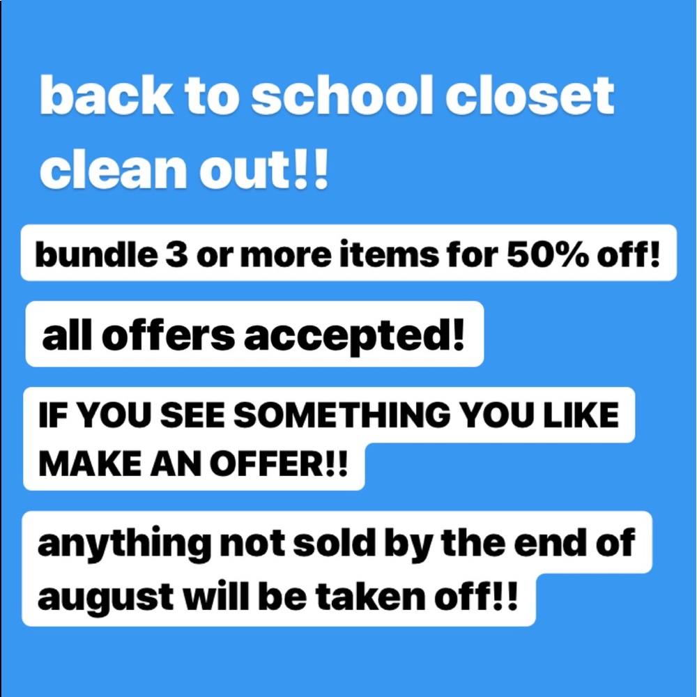 CLOSET CLEAN OUT